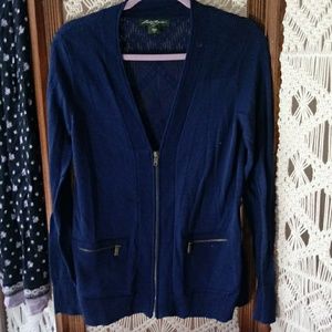 Eddie Bauer sweater jacket M